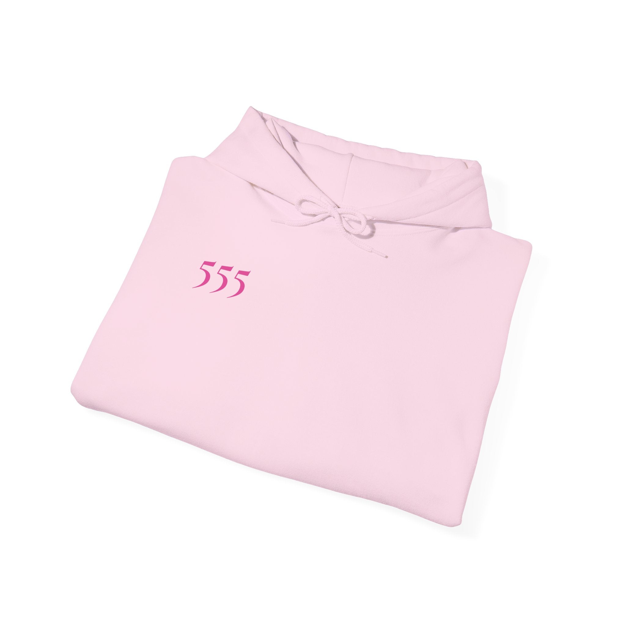 555 Angel Number Hoodie | Soft Frequencies™ Frequencywear