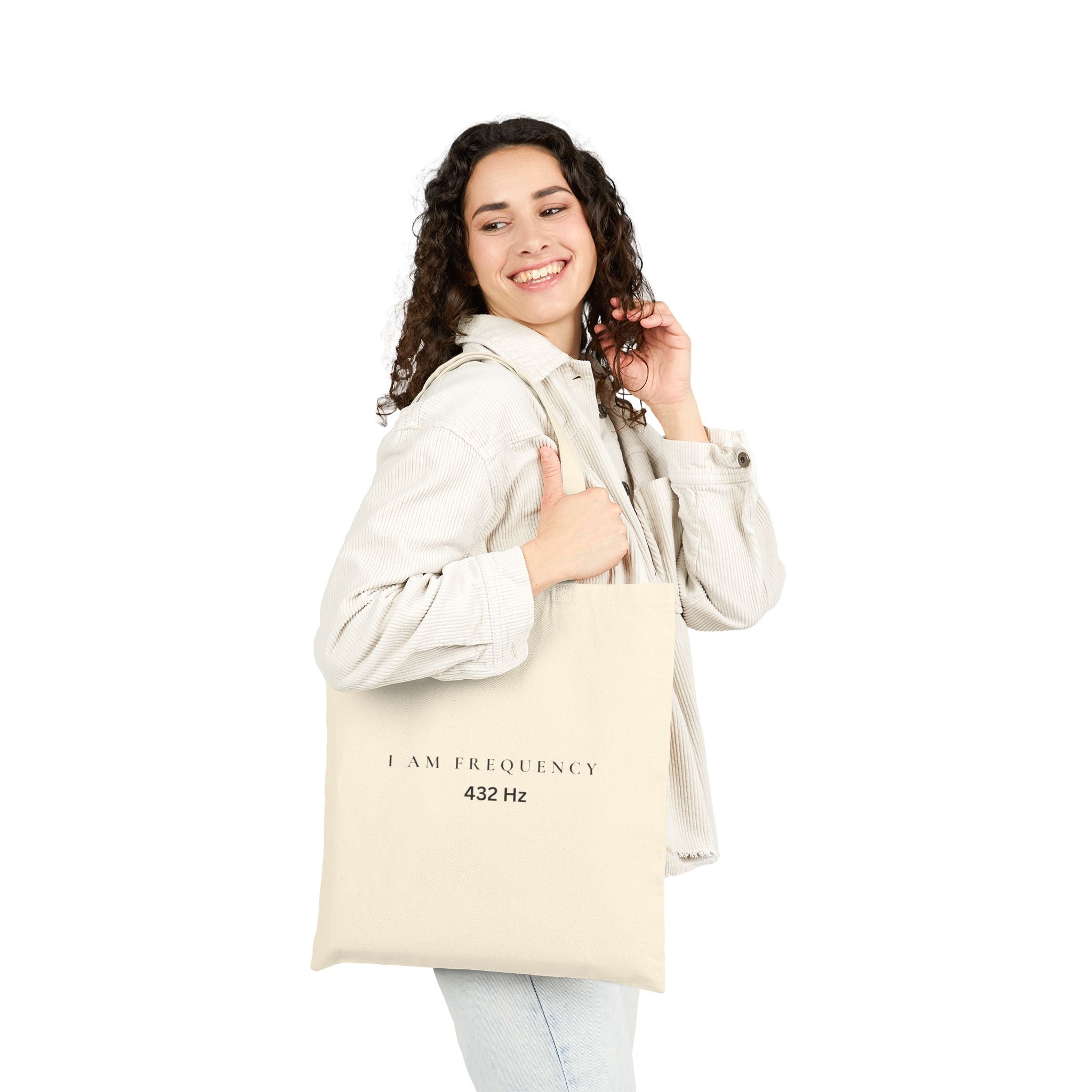 I Am Frequency Tote Bag – Eclipse Black | Soft Frequencies™