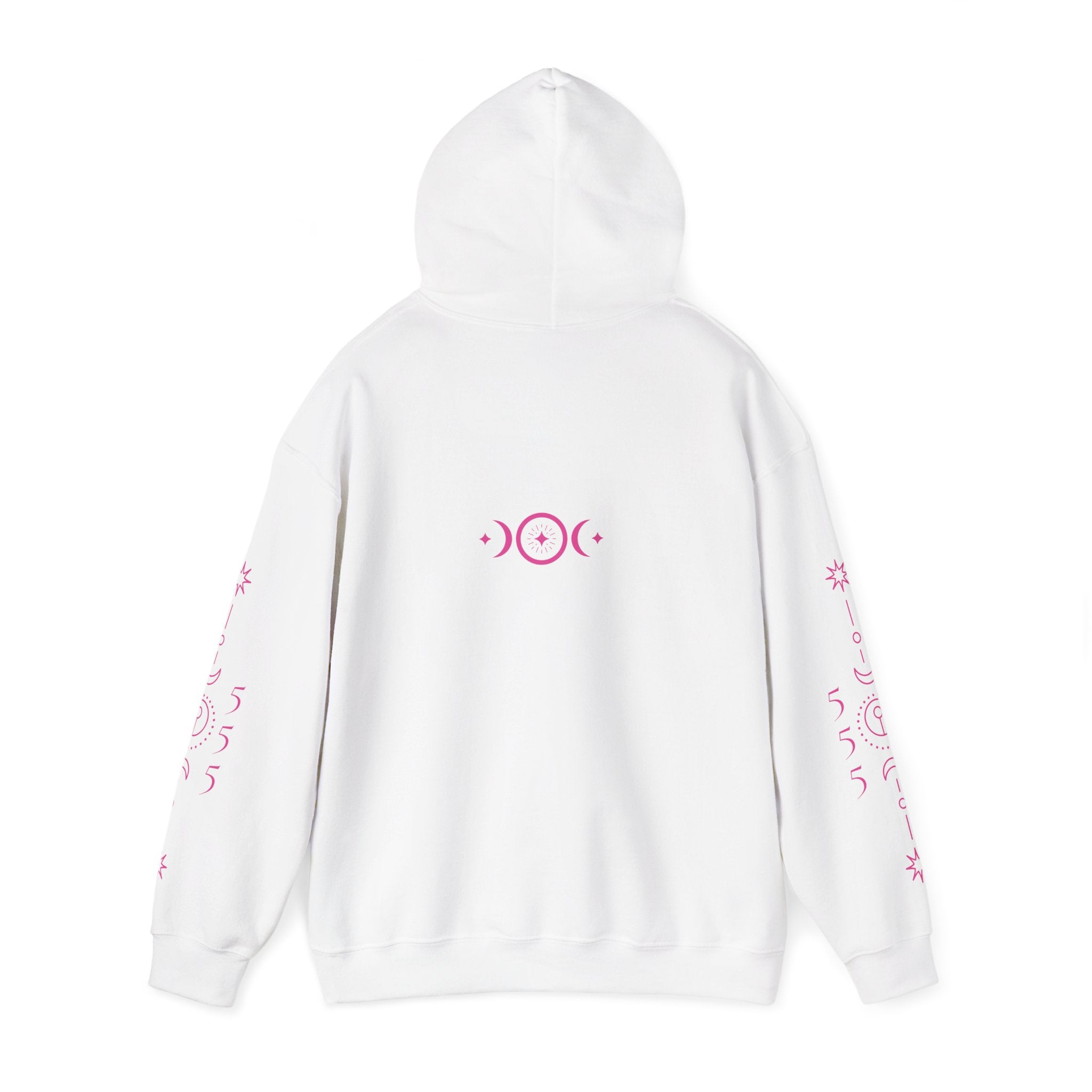 555 Frequency Hoodie – Eclipse Black | Angel Number Transformation Streetwear