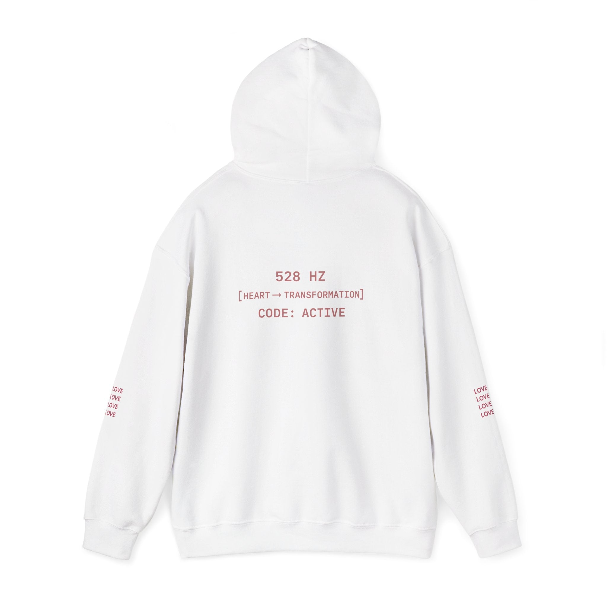 528.HZ//LOVE Hoodie for Transformation and Love