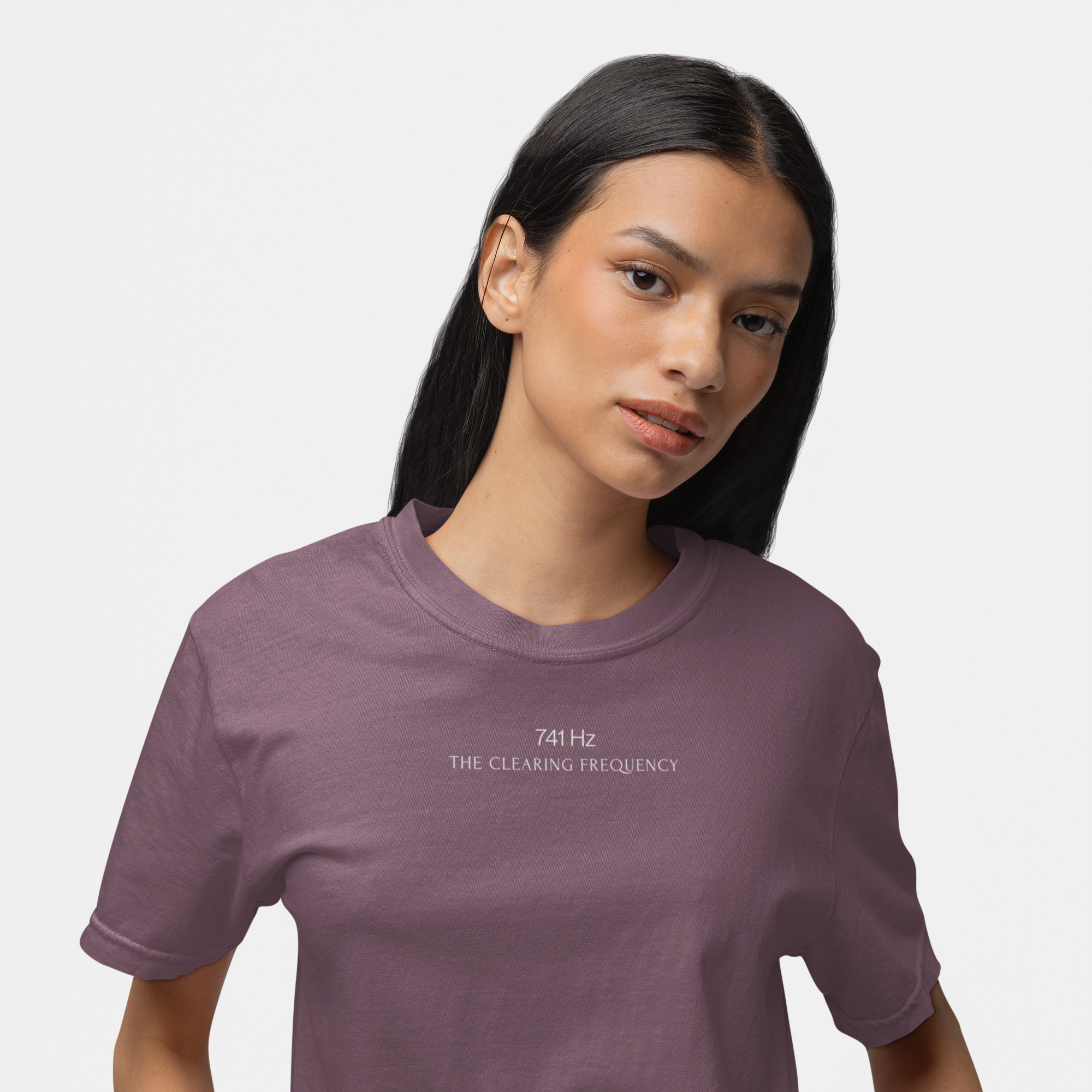 741 Hz Tee – Clarity Is the Vibe | Soft Frequencies™ Frequency Shirt