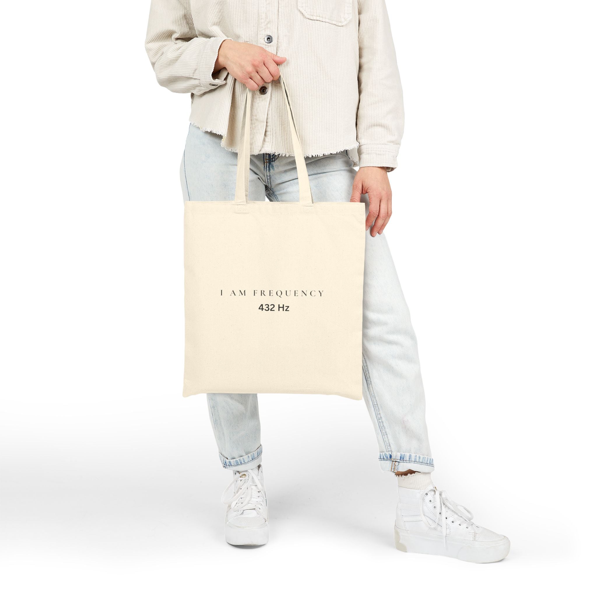 I Am Frequency Tote Bag – Eclipse Black | Soft Frequencies™