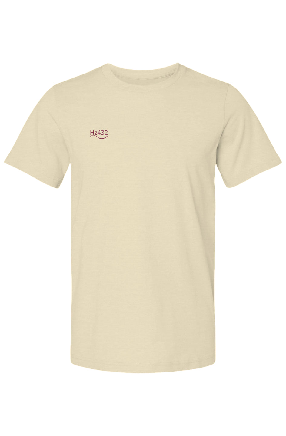 Soft cream 555 angel number T-shirt with Hz 432 chest print – Soft Frequencies™ Solace Tee