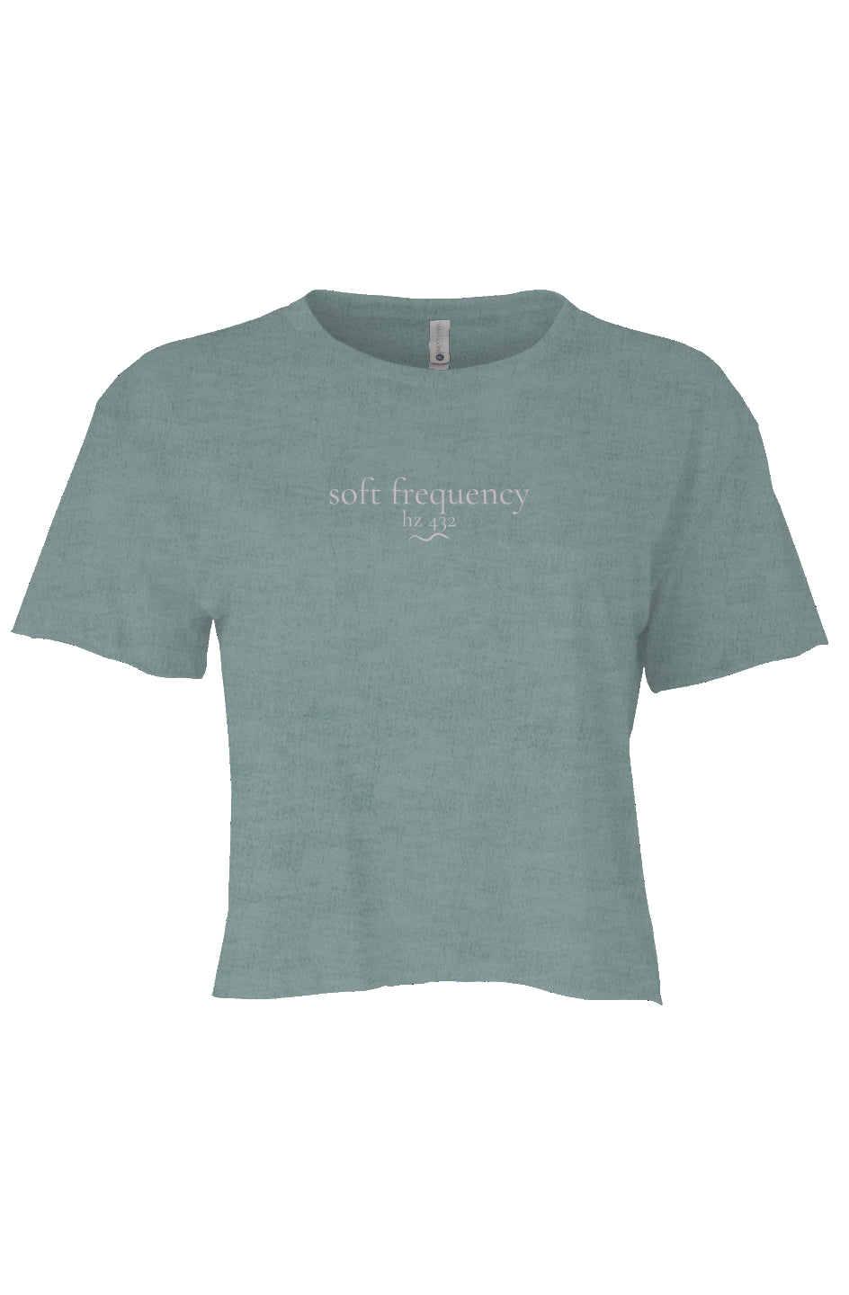 Soft Frequency Hz432 Cropped Tee in Sage – Soft Frequencies™