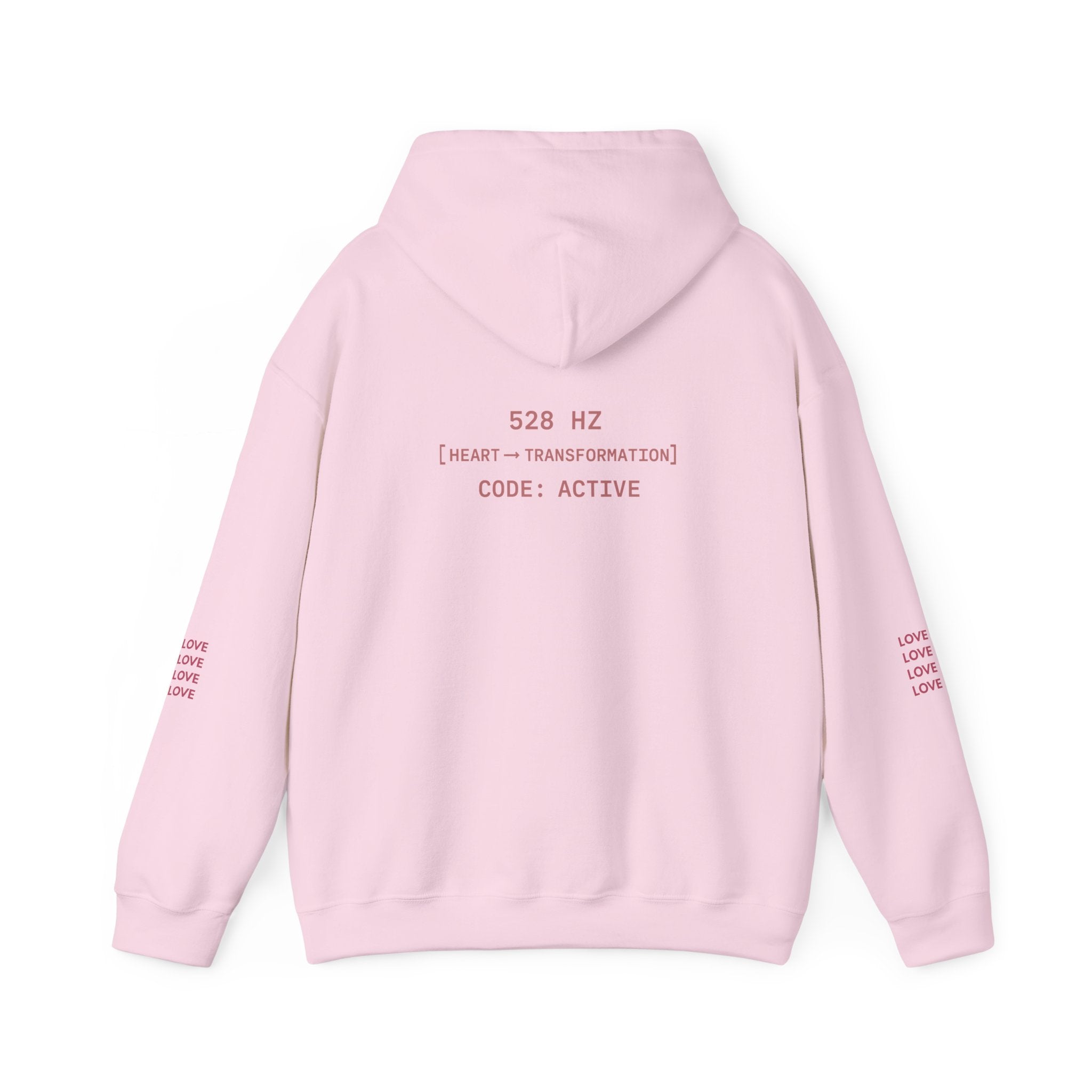 528.HZ//LOVE Hoodie for Transformation and Love