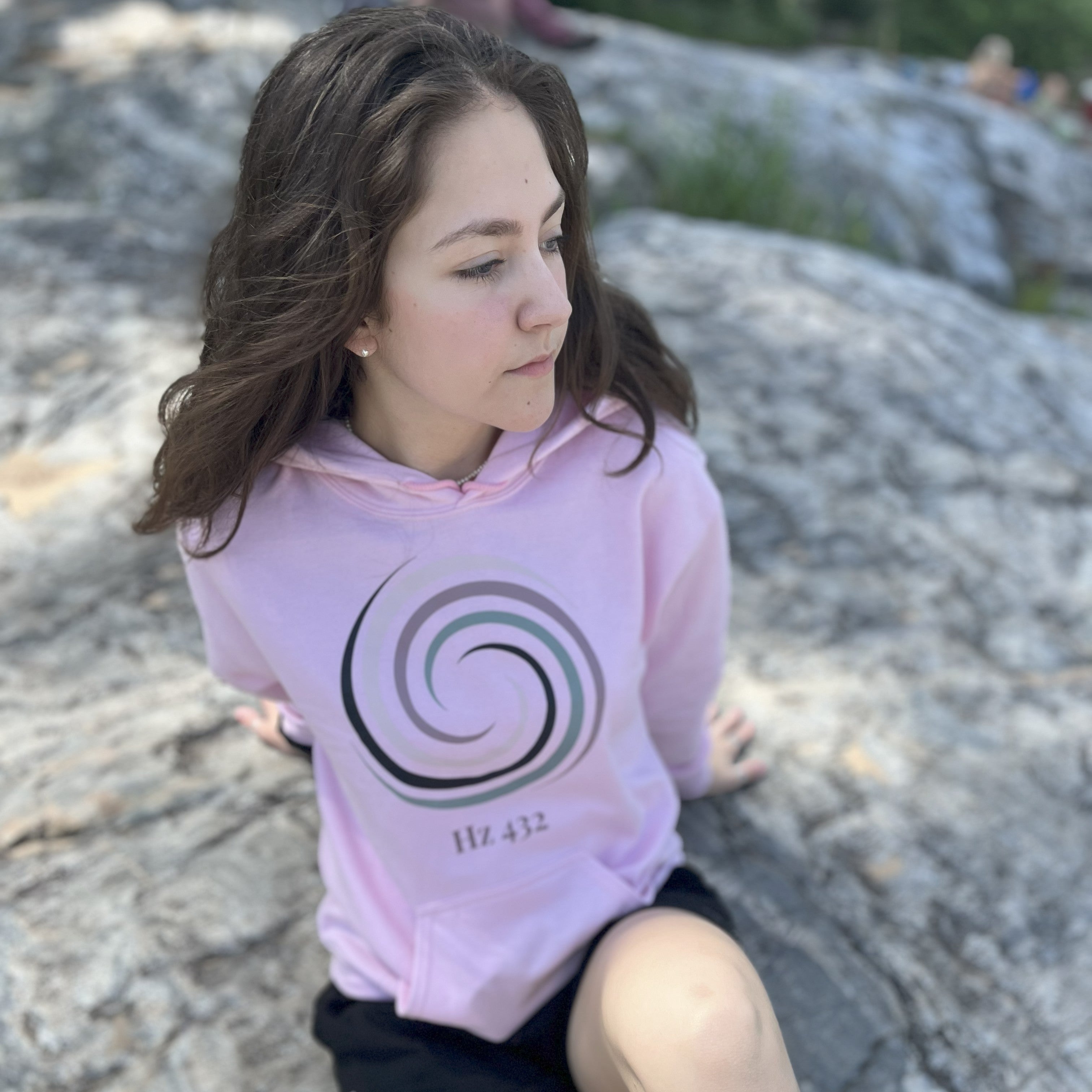 SōFre Aura Spiral Hoodie – Set at 432 Hz